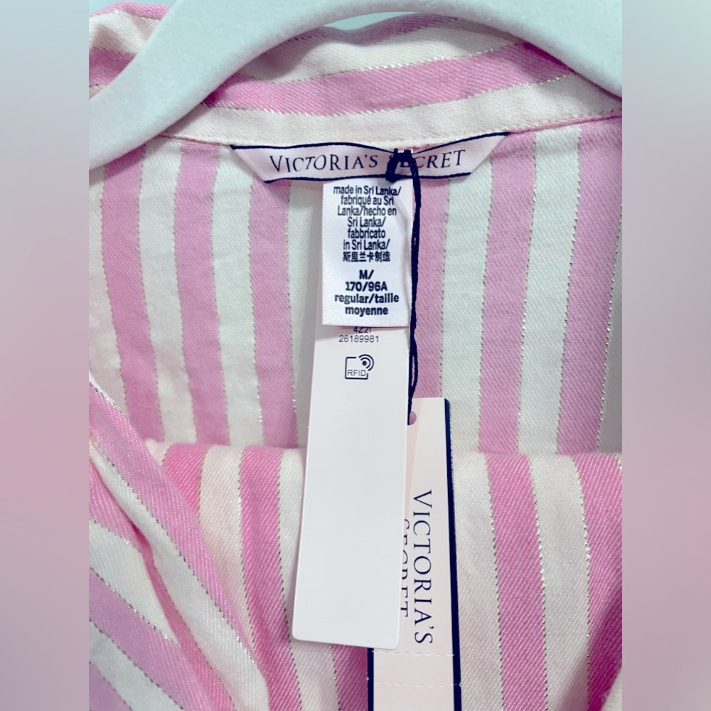 NWT Victoria’s Secret flannel pajama set size medium